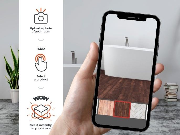 instructions on how to use the roomvo visualizer